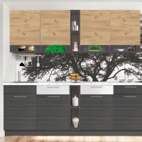 Bucătărie Modern Monro MDF/ Asphalt
