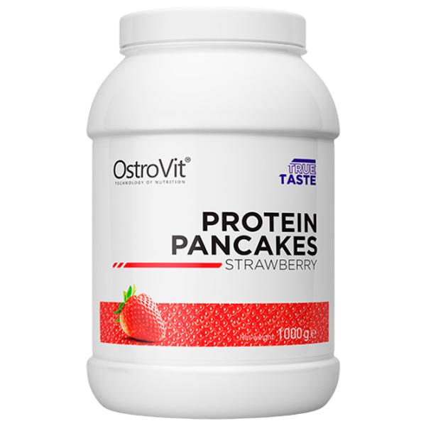 Протеин OstroVit Protein Pancakes 1000 г (5903246222456) порошок/ Клубника photo 1 Протеин OstroVit Protein Pancakes 1000 г (5903246222456) порошок/ Клубника photo 1