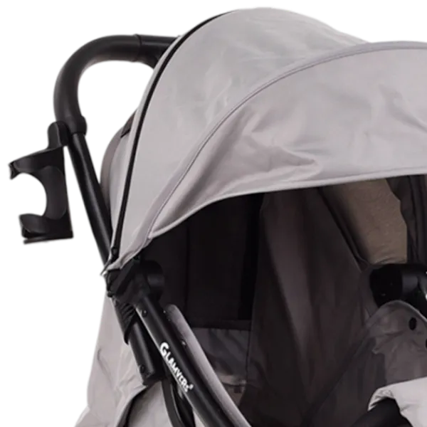 Детская коляска Glamvers Bianca 45556/ Gray photo 4