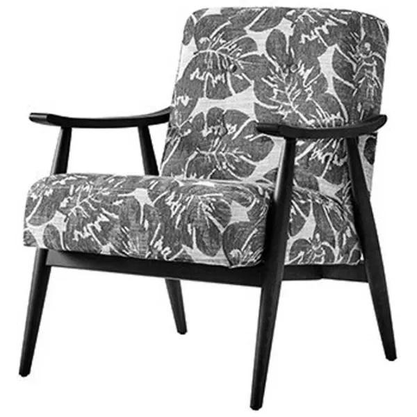 Кресло Dogtas Nadia White Black photo 3 Кресло Dogtas Nadia White Black photo 3