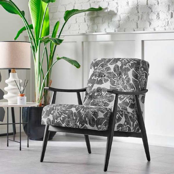 Кресло Dogtas Nadia White Black photo 4 Кресло Dogtas Nadia White Black photo 4