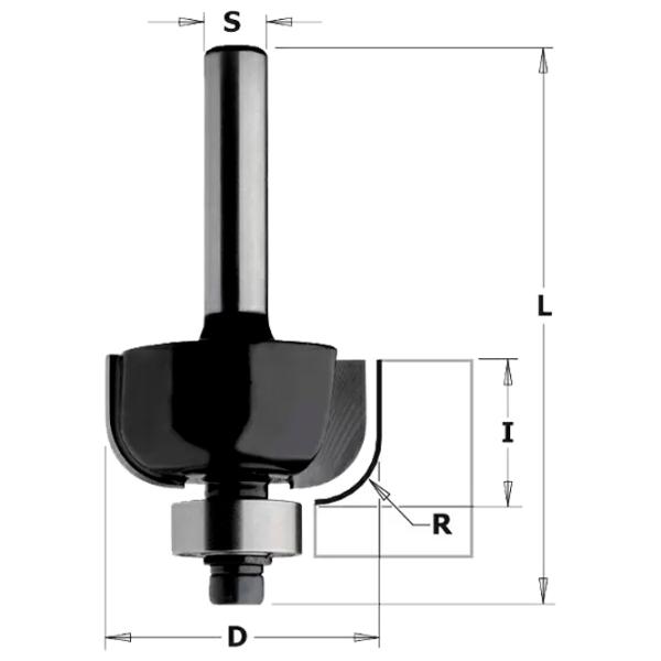 Фреза CMT K937-317 Cталь photo 2