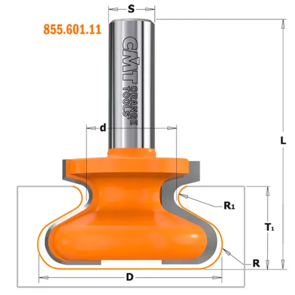 Freză CMT 855.602.11 Oțel photo 2