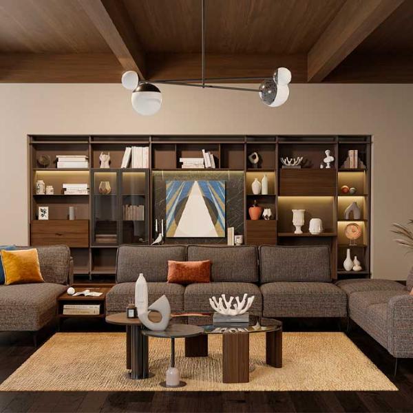 Măsuță de cafea Dogtas Lithos 3200415811 Brown photo 2