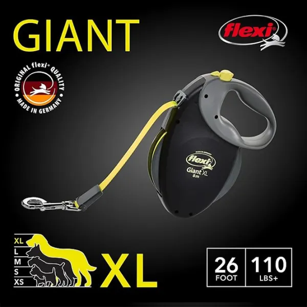 Поводок Beeztees FLEXI Giant Neon Tape XL/ для собаки photo 2
