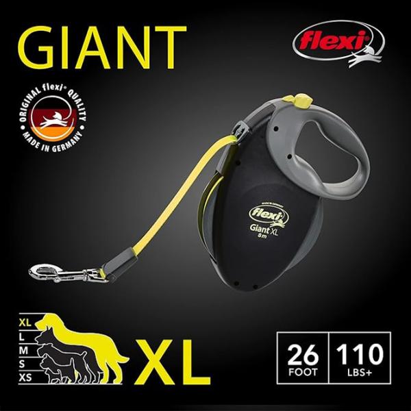 Поводок Beeztees FLEXI Giant Neon Tape XL/ для собаки photo 2