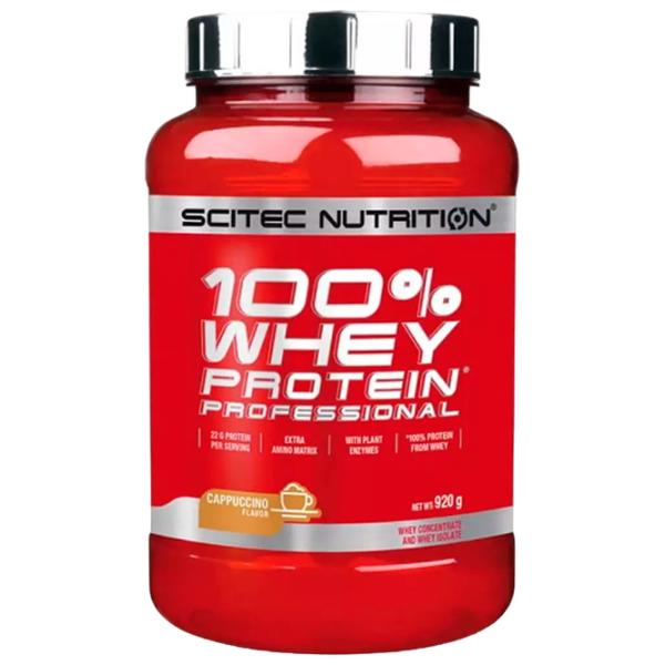 Proteină Scitec Nutrition 100% Whey Protein Professional 920 g (5999100005174) praf/ Cappuccino photo 1 Proteină Scitec Nutrition 100% Whey Protein Professional 920 g (5999100005174) praf/ Cappuccino photo 1