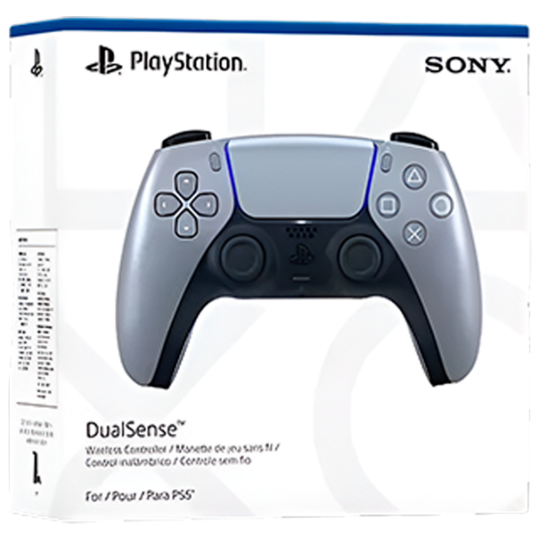 Gamepad Sony DualSense Fără fir / 16 buttons / Sterling Silver photo 6