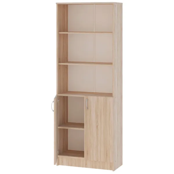 Шкаф Haaus Flint 2U2P 195.6 x 70 x 32см/ ЛДСП/ Дуб Сонома photo 2