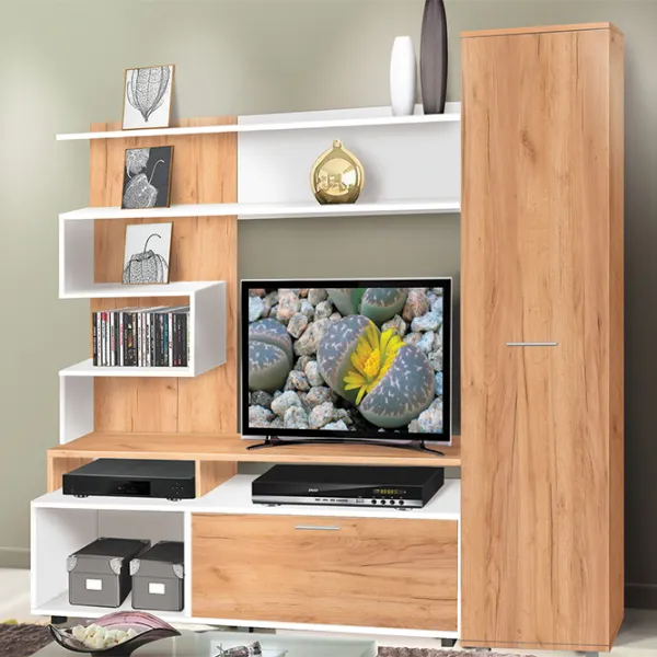 Living Modern Bari Non-modulară/ Stejar Craft Auriu photo 1 Living Modern Bari Non-modulară/ Stejar Craft Auriu photo 1