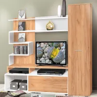 Гостиная Modern Bari Немодульная/ Дуб Крафт Золотой