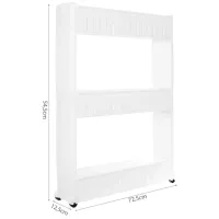 Raft pentru baie Iso Trade 11847 Plastic / White photo 4