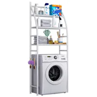 Полка для ванной Tempo Kondela Vimera TZ77531 Металл/ White