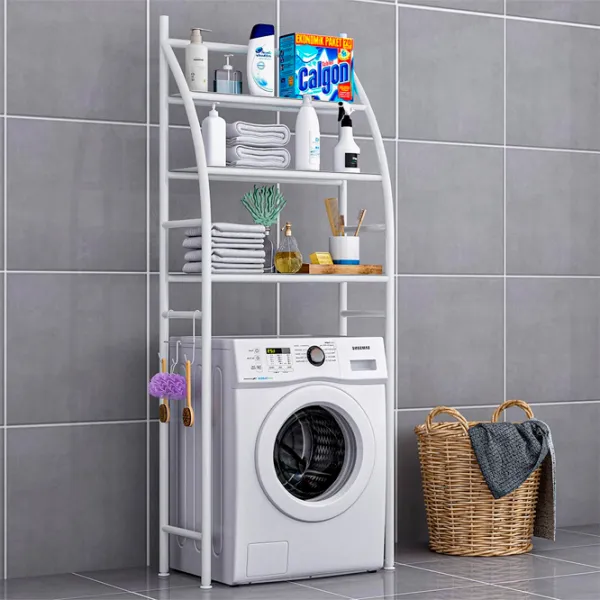 Полка для ванной Tempo Kondela Vimera TZ77531 Металл/ White photo 2
