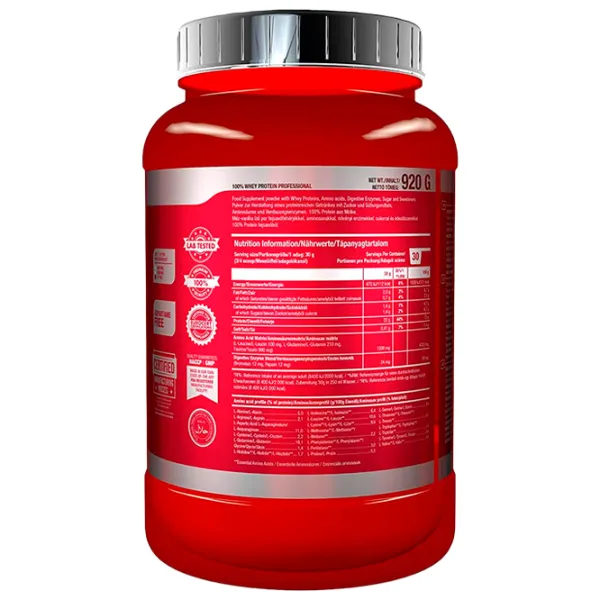 Протеин Scitec Nutrition 100% Whey Protein Professional 920 г (728633101665) порошок/ Мед, ваниль photo 3 Протеин Scitec Nutrition 100% Whey Protein Professional 920 г (728633101665) порошок/ Мед, ваниль photo 3