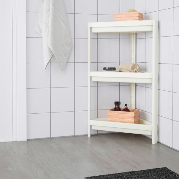Полка для ванной Ikea Vesken Полипропилен/ White photo 2