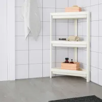 Raft pentru baie Ikea Vesken Polipropilenă/ White photo 2