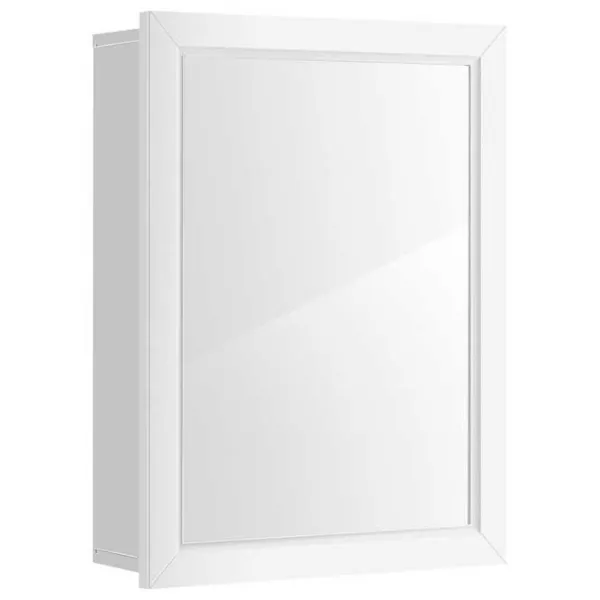 Dulap cu oglindă Costway HW59317WH 66 x 50 x 16/ Oglindă/ Alb photo 1 Dulap cu oglindă Costway HW59317WH 66 x 50 x 16/ Oglindă/ Alb photo 1