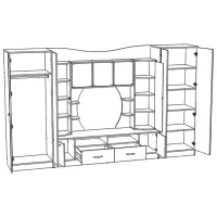 Living ML-Mobila ML-8 Liniară/ Anthracite photo 4