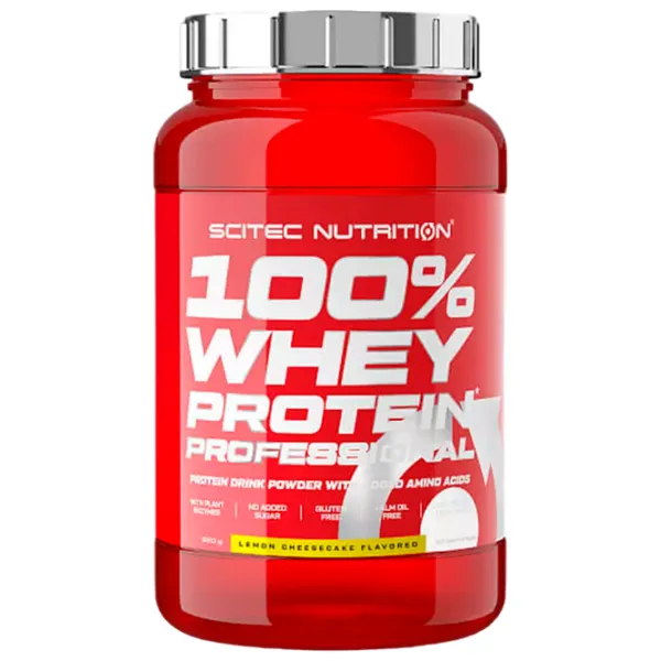 Proteină Scitec Nutrition 100% Whey Protein Professional 920 g (5999100021761) praf/ Lemon, cheesecake photo 1 Proteină Scitec Nutrition 100% Whey Protein Professional 920 g (5999100021761) praf/ Lemon, cheesecake photo 1