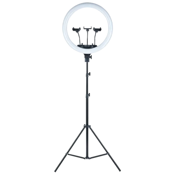 Штатив с круглой лампой Selfie Ring Light MJ18 18" Black photo 1