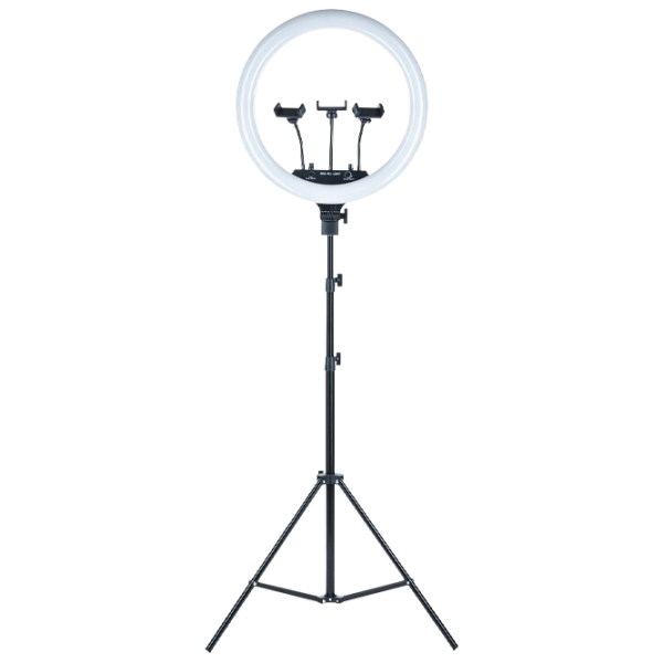 Штатив с круглой лампой Selfie Ring Light MJ18 18" Black photo 1