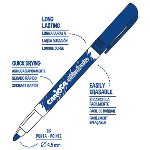 Carioci Whiteboard Marker for board Cantitatea în set - 4 buc. photo 3