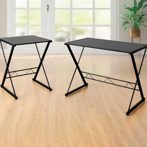 Masă gaming Costway HW65968BK MDF/ Black photo 4