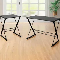 Компьютерный стол Costway HW65968BK МДФ/ Black photo 4