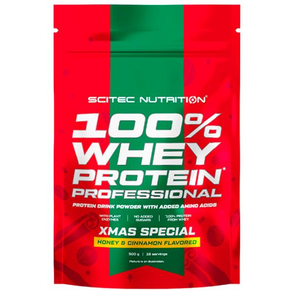 Proteină Scitec Nutrition 100% Whey Protein Professional 500 g (5999100029804) praf/ Miere, scorțișoară photo 1 Proteină Scitec Nutrition 100% Whey Protein Professional 500 g (5999100029804) praf/ Miere, scorțișoară photo 1