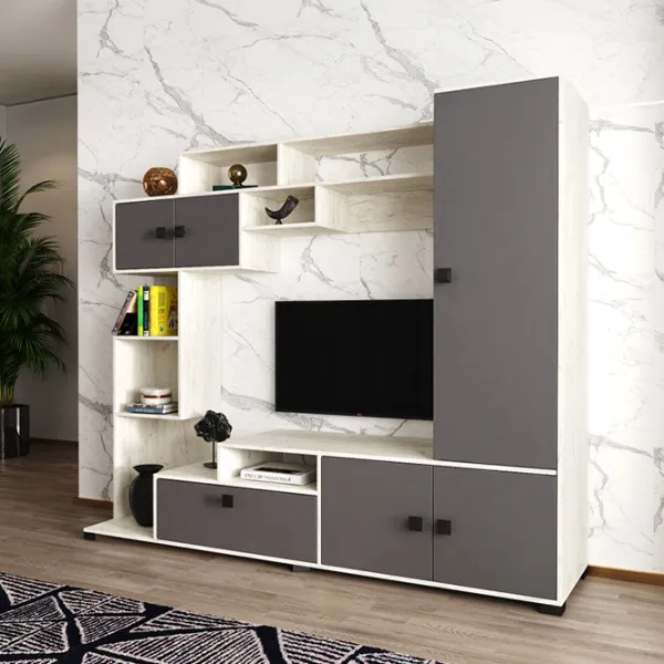 Living ML-Mobila ML-11 Liniară/ Stejar Craft Alb photo 1 Living ML-Mobila ML-11 Liniară/ Stejar Craft Alb photo 1
