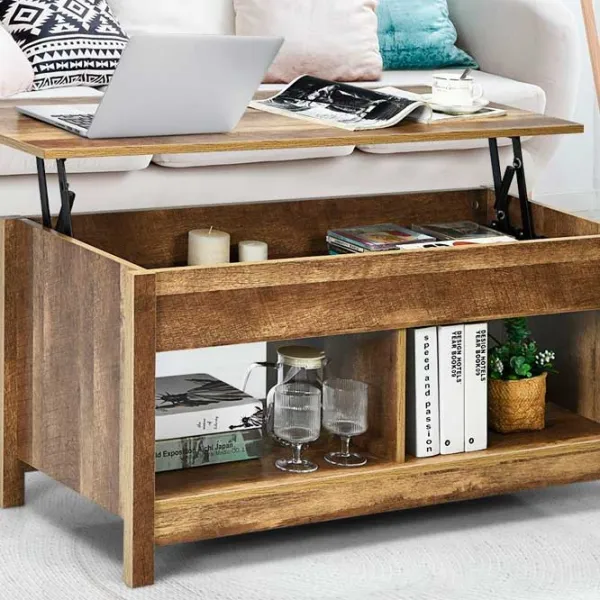 Măsuță de cafea Costway HW67317NY 5698216 Natural Oak photo 3