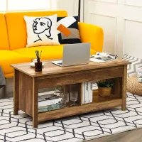 Măsuță de cafea Costway HW67317NY 5698216 Natural Oak photo 6