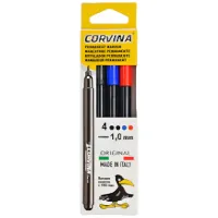 Mаркеры Corvina Permanent marker Количество в наборе - 4 шт.