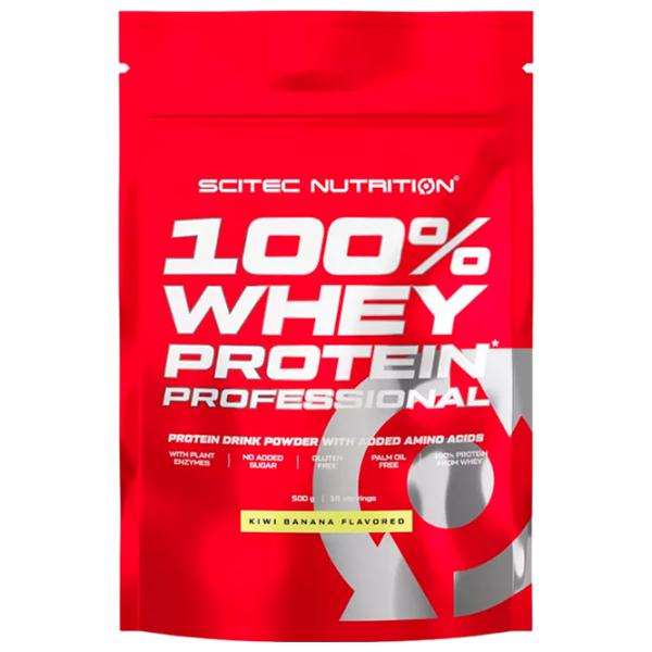Proteină Scitec Nutrition 100% Whey Protein Professional 500 g (5999100021907) praf/ Kiwi, Banană photo 1 Proteină Scitec Nutrition 100% Whey Protein Professional 500 g (5999100021907) praf/ Kiwi, Banană photo 1