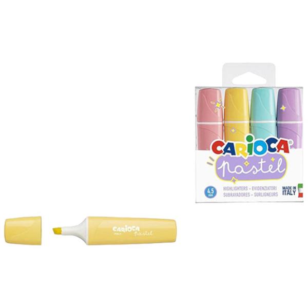 Carioci Carioca Pastel Cantitatea în set - 4 buc. photo 2 Carioci Carioca Pastel Cantitatea în set - 4 buc. photo 2