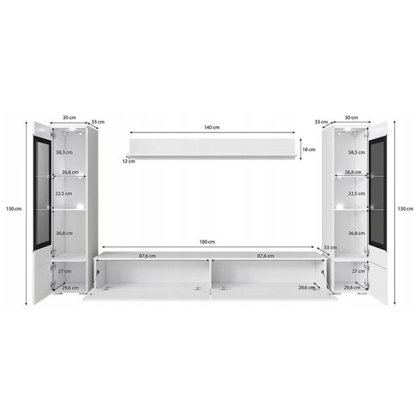 Гостиная Bratex Vera II Модульная/ Дуб Вотана photo 3
