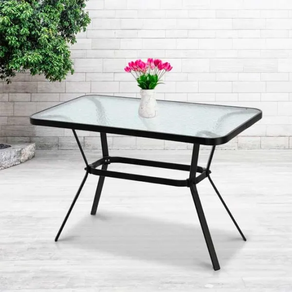 Masă de grădină GardenLine NEO9949 Dreptunghiular/ Black photo 4