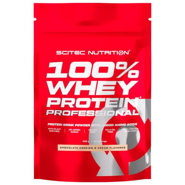 Proteină Scitec Nutrition 100% Whey Protein Professional 500 g (5999100021884) praf/ Ciocolată, prăjituri cu frișcă photo 1 Proteină Scitec Nutrition 100% Whey Protein Professional 500 g (5999100021884) praf/ Ciocolată, prăjituri cu frișcă photo 1