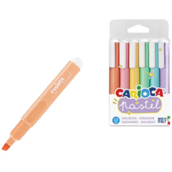 Carioci Carioca Pastel Cantitatea în set - 6 buc. photo 2 Carioci Carioca Pastel Cantitatea în set - 6 buc. photo 2