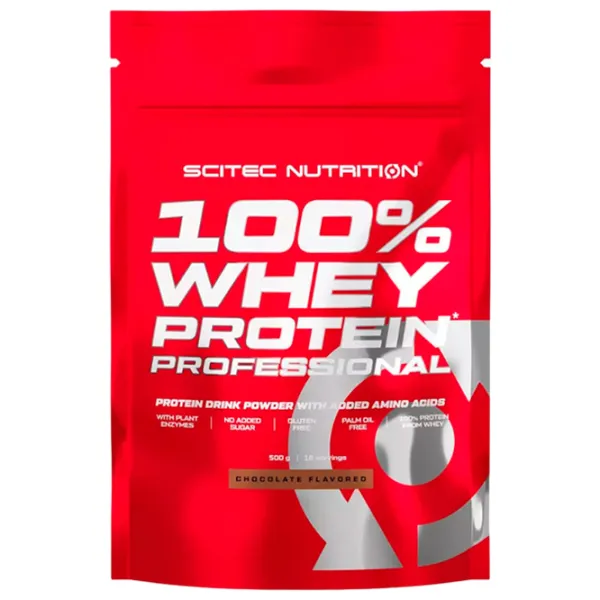 Протеин Scitec Nutrition 100% Whey Protein Professional 500 г (5999100021839) порошок/ Шоколад photo 1