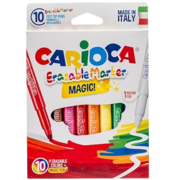 Carioci Carioca Magic Erasable Cantitatea în set - 10 buc. photo 1 Carioci Carioca Magic Erasable Cantitatea în set - 10 buc. photo 1