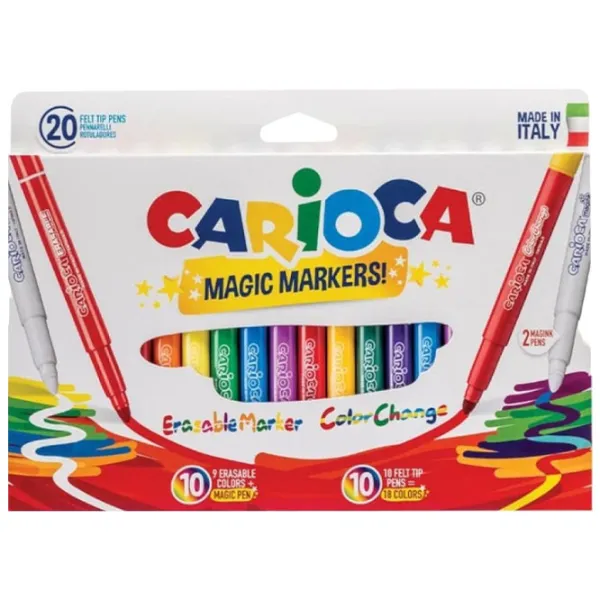 Carioci Carioca Magic Markers Cantitatea în set - 20 buc. photo 1 Carioci Carioca Magic Markers Cantitatea în set - 20 buc. photo 1