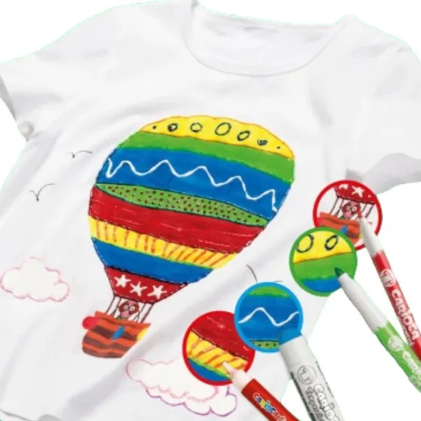 Mаркеры Carioca Fabric  Количество в наборе - 6 шт. photo 2
