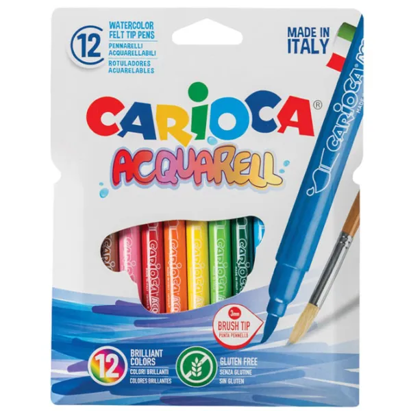 Carioci Carioca Acquarell Cantitatea în set - 12 buc photo 1 Carioci Carioca Acquarell Cantitatea în set - 12 buc photo 1