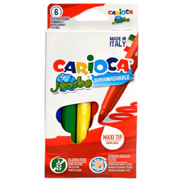 Carioci Carioca Jumbo Cantitatea în set - 6 buc. photo 1 Carioci Carioca Jumbo Cantitatea în set - 6 buc. photo 1