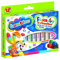 Mаркеры Bambino Stamp marker Количество в наборе - 12 шт