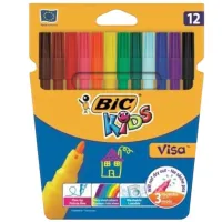 Carioci BIC Visa  Cantitatea în set - 12 buc