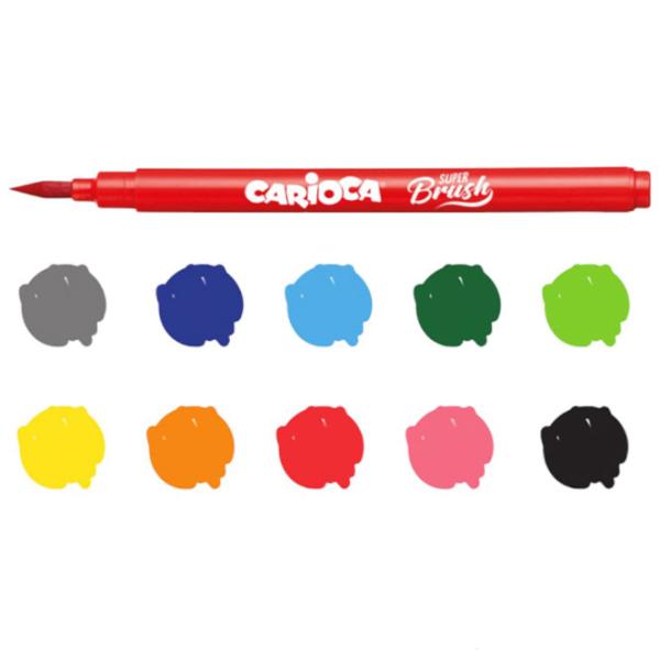 Carioci Carioca Brush  Cantitatea în set - 10 buc. photo 2