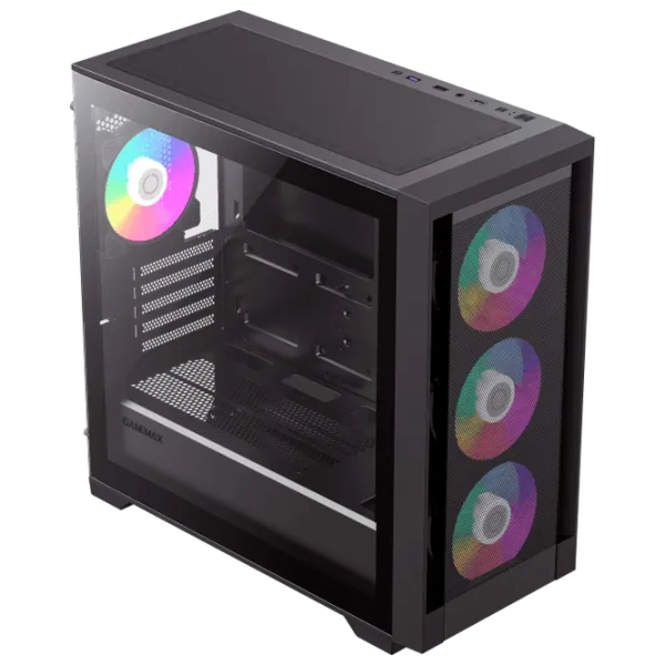 Carcasă Gamemax Defender MB Mid Tower / Black photo 2